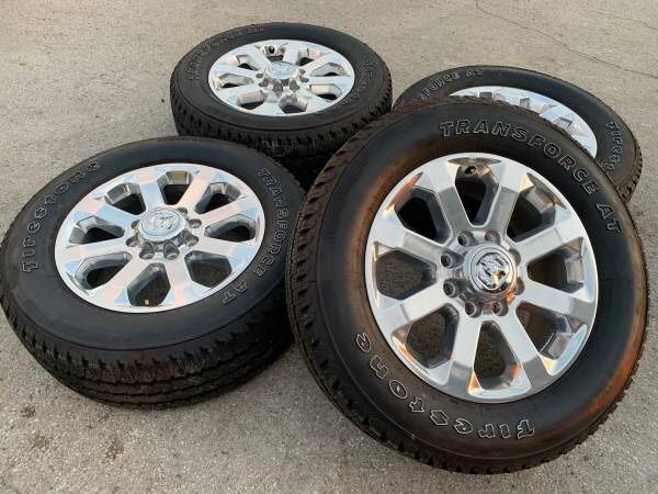 New Dodge Ram 20” Rims and Firestone Tires 8 Lug Wheels Factory 20s 20 ...