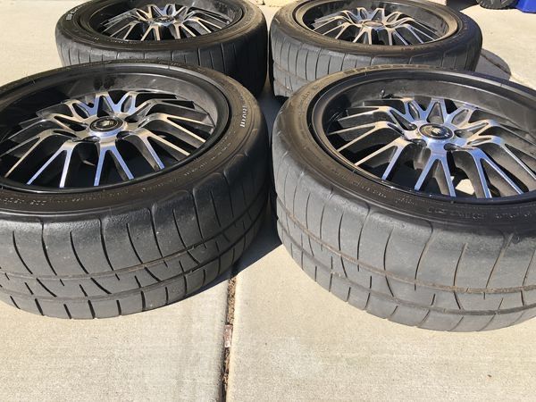 Konig Lace 17x8 5X112 wheels rims with tires off Mazda MX-5 Miata 2006 ...