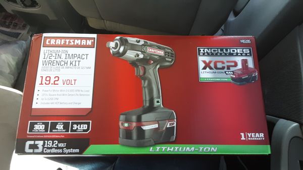 Craftsman 1 2 Inch Impact Wrench Kit 19 Volt For In Glendale Az Craftsman 1 2 Inch Impact Wrench Kit 19 Volt
