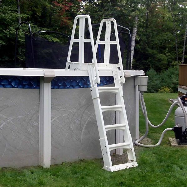 NEW Pool Ladder Swimming Barrier Pools Frame Above Cover