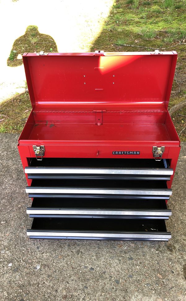 Craftsman 4 Drawer Portable Tool Chest Red For Sale In Raleigh Nc