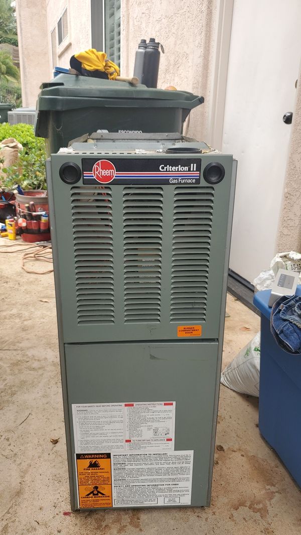 Rheem Criterion 2 gas furnace for Sale in Escondido, CA - OfferUp