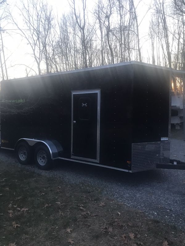 Enclosed Trailer,2019 Kaufman Deluxe 7x16 Extra Height for