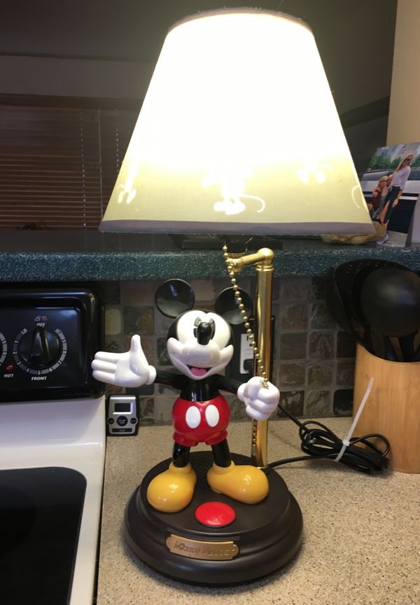 Mickey Mouse Talking lamp for Sale in Colorado Springs, CO OfferUp