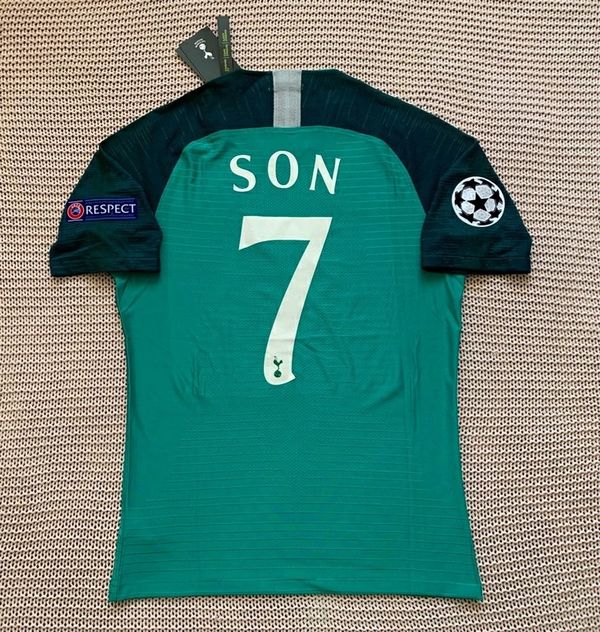 tottenham hotspur green jersey