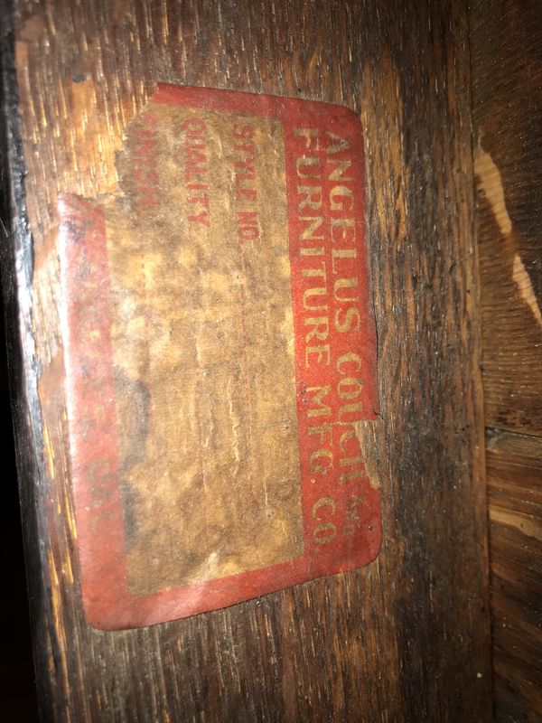 California Made Craftsman Style Rocking Chair Vintage Antique