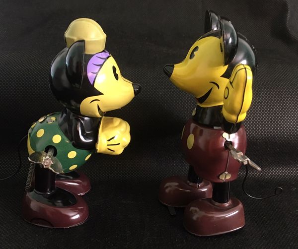 minnie mouse wind up toy