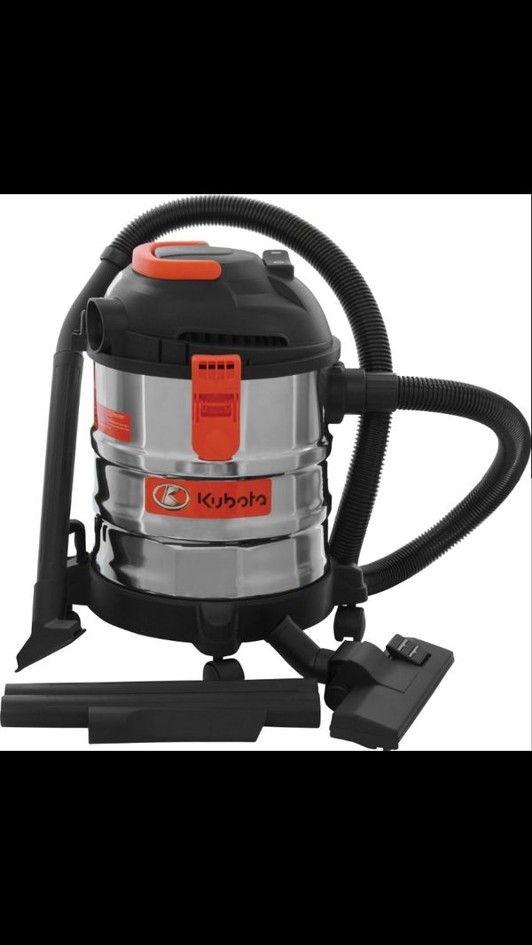 Kubota 4 gl 4hp wet/dry stainless steel shop vac for Sale in Vancouver