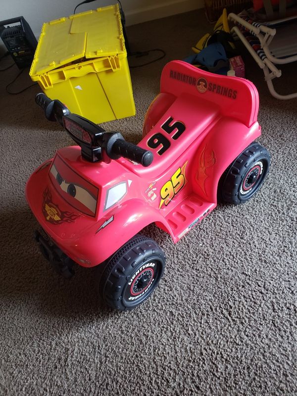 lightning mcqueen power wheels 6v