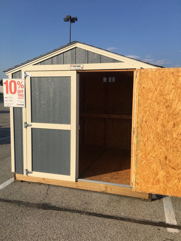 tuff shed 8x8 kr600 was 31 now57 delivery was
