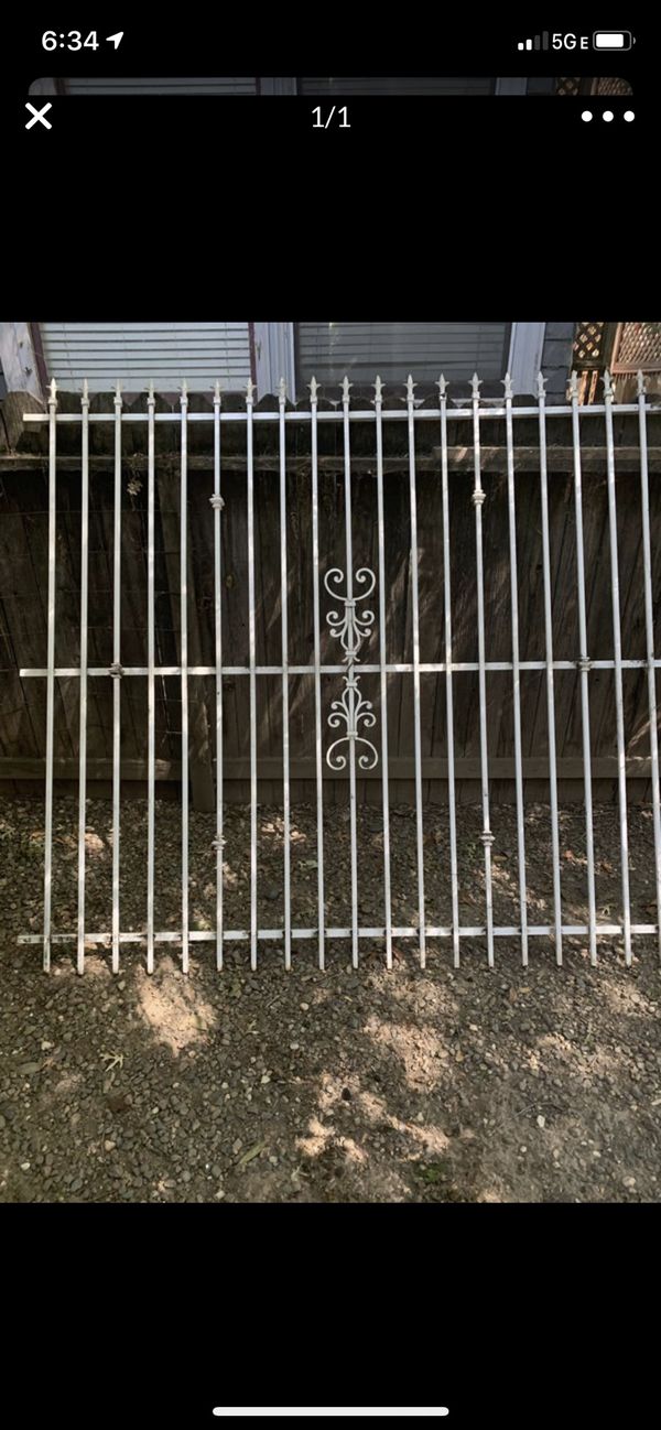 White iron fence for Sale in Sacramento, CA OfferUp
