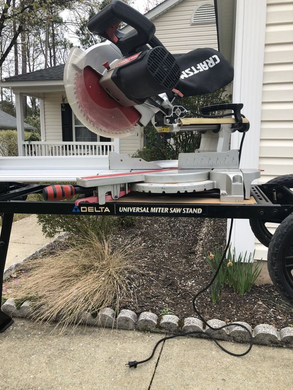 Craftsman 10" Compact Sliding Compound Miter Saw with Laser Trac