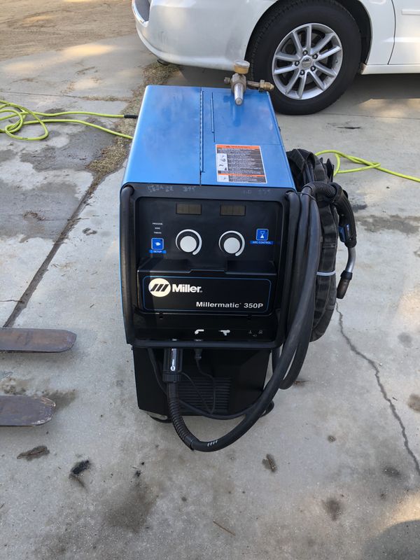 Miller Millermatic 350P 400 amp welder pulse mig with push pull gun for
