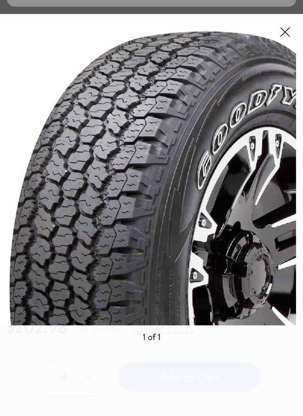 New 18” Goodyear AllTerrain Tires 265/60R18 Good year All Terrain 18s