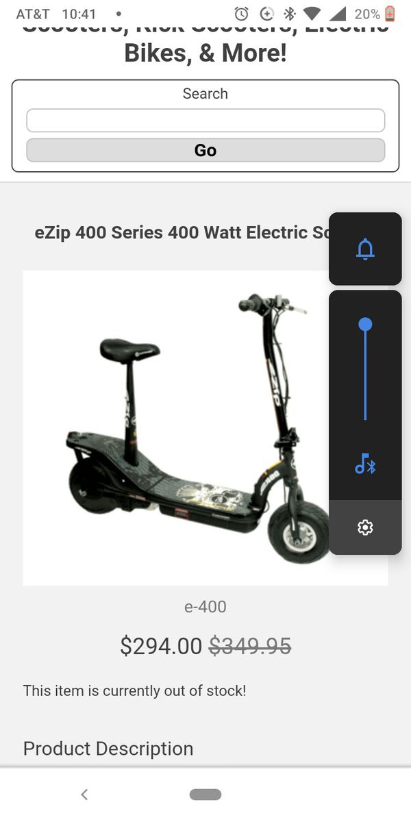 ezip electric scooter 400