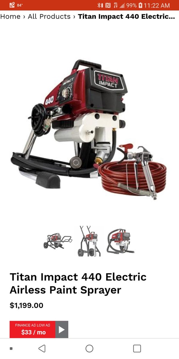 Titan 440 airless paint sprayer brand new for Sale in London, OH OfferUp