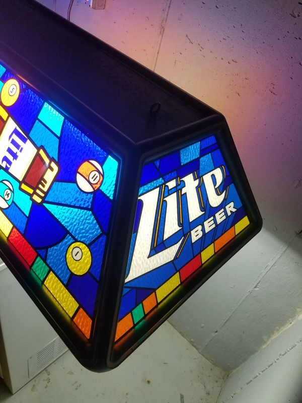 miller lite pool table felt