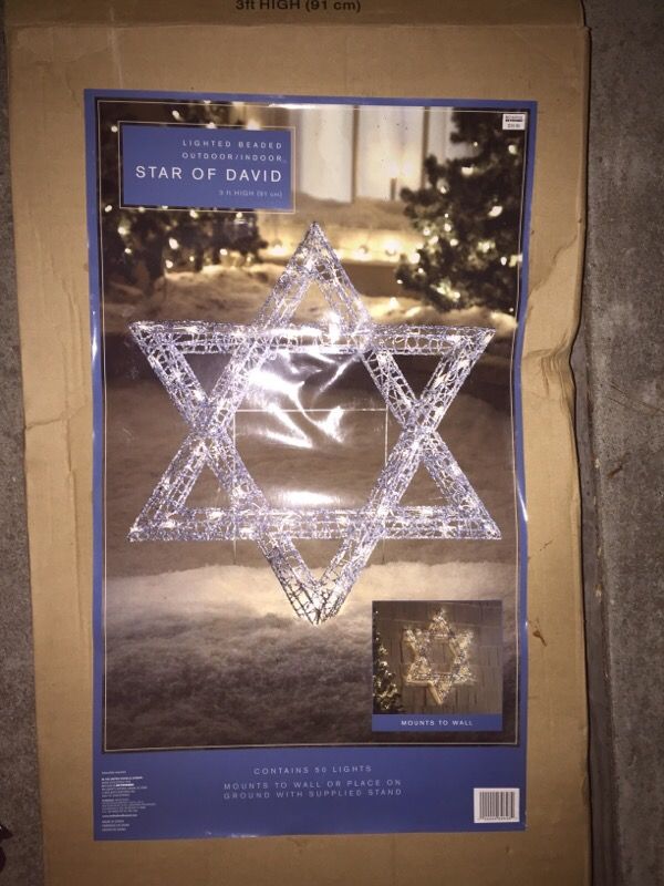 Giant Sparkly Light Up Star Of David For In Palo Alto Ca Giant Sparkly Light Up Star Of David