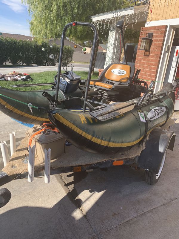 Water Skeeter's River Guide Pontoon Boat with Trailer for Sale in Las Vegas, NV OfferUp