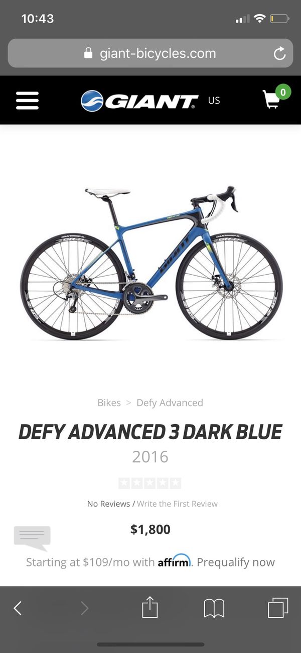 Giant Defy Advanced 3 Dark Blue Xs Frame For Sale In Chicago Il Offerup