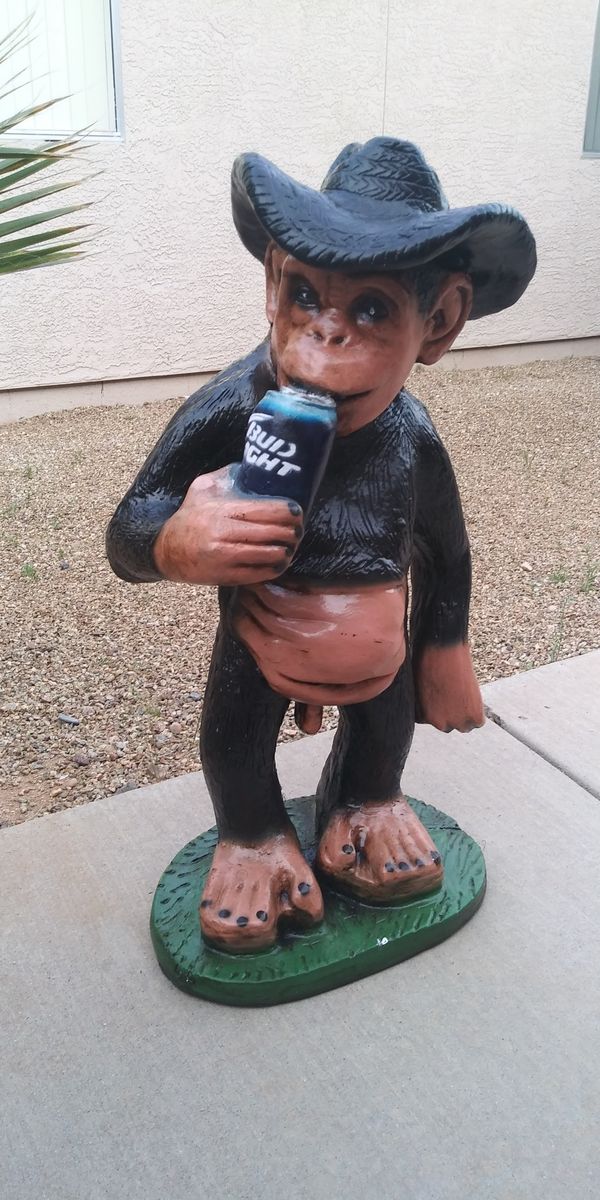 Ceramic Bud Light Monkey for Sale in Tucson, AZ OfferUp