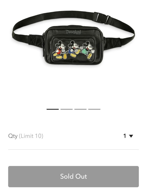 mickey mouse timeless hip pack