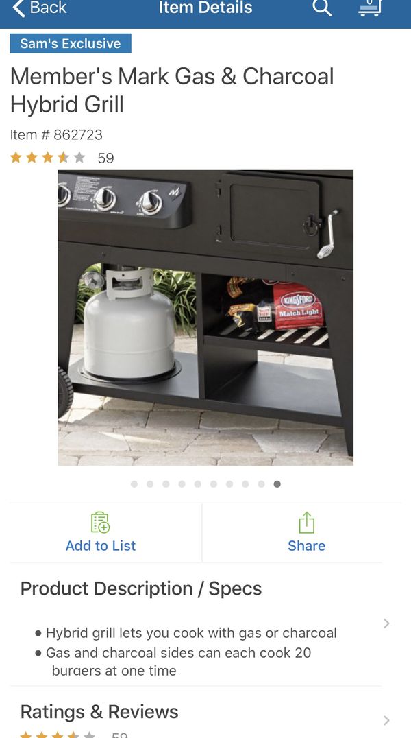 Members Mark 3 Burners Hybrid Grill for Sale in Long Beach, CA OfferUp