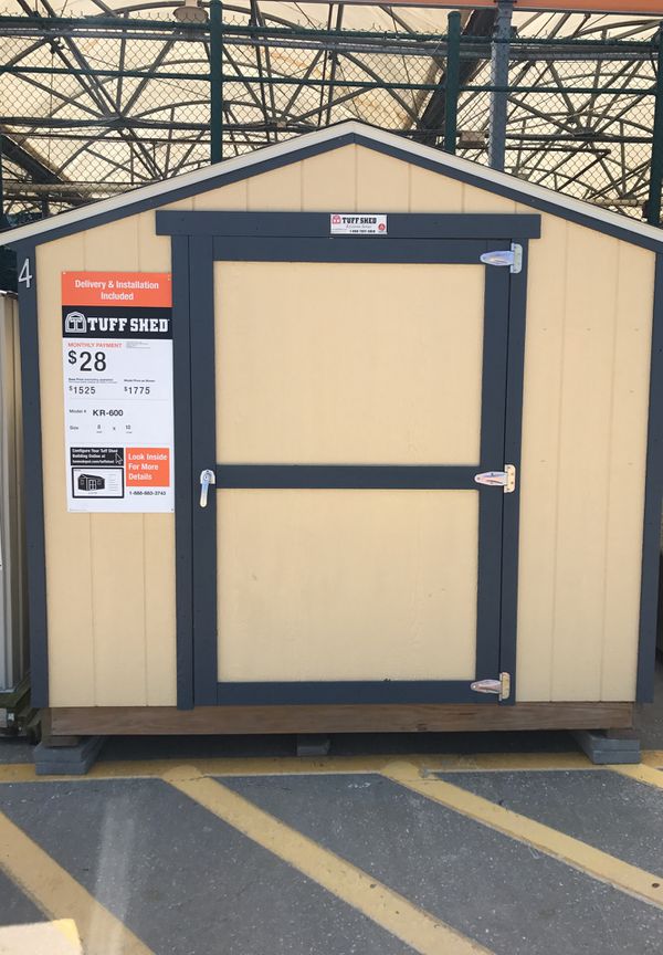 tuff shed 8x10 kr-600 for sale in new orleans, la - offerup