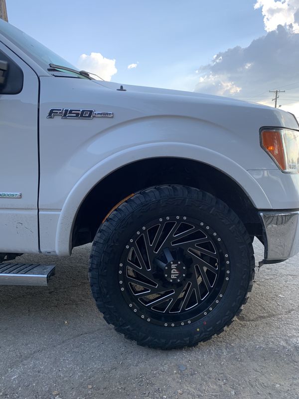 New 20” Red Dirt Road Rims And New 33x12.50r20 Tires Wheels 6 Lug