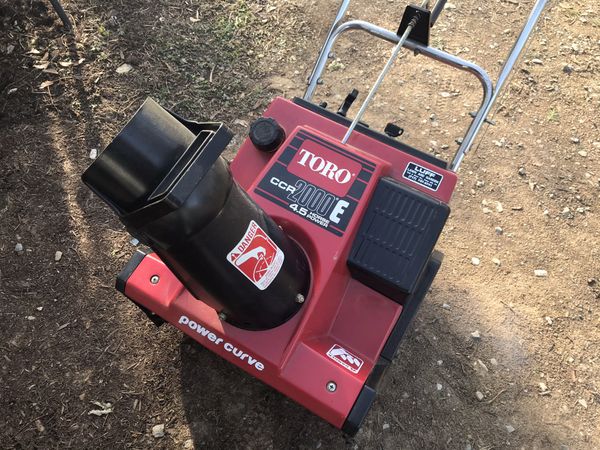 Toro CCR 2000 E snowblower with electric start for Sale in PA, US - OfferUp