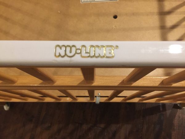 Nu Line Vintage Wooden Portable Playpen Crib For Sale In Concord