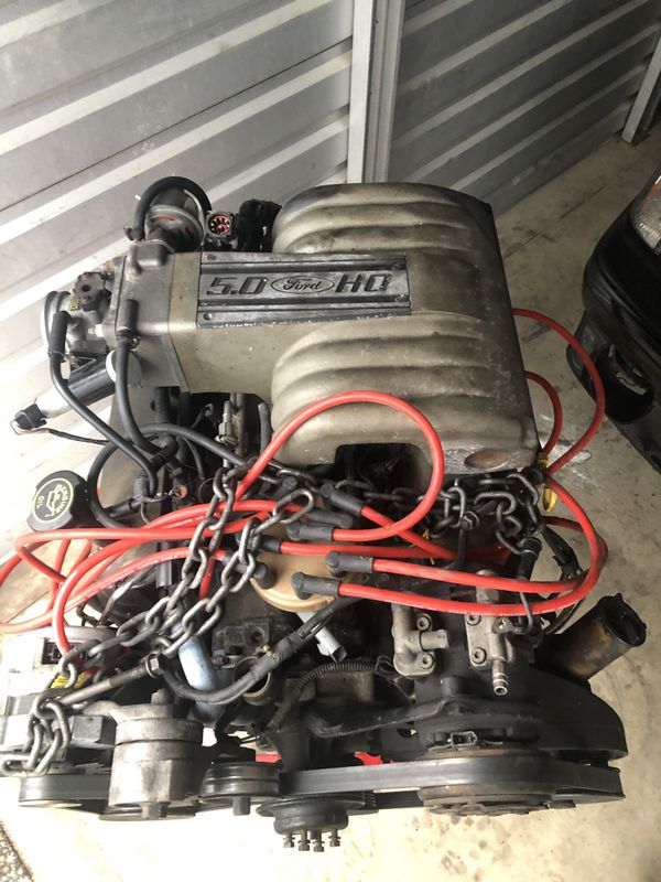 1993 Ford Mustang 5.0 Engine & AOD 4 Speed Transmission for Sale in