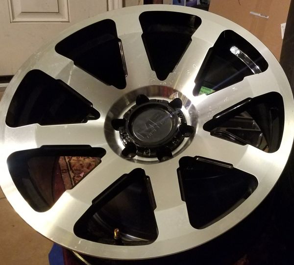 Pair of 2 LEGACY 20 X9 SLMCBA Rims (MB WHEELS) for Sale in Baytown, TX