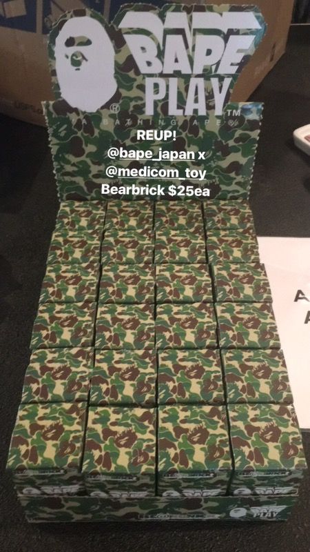 bape bearbrick pillow