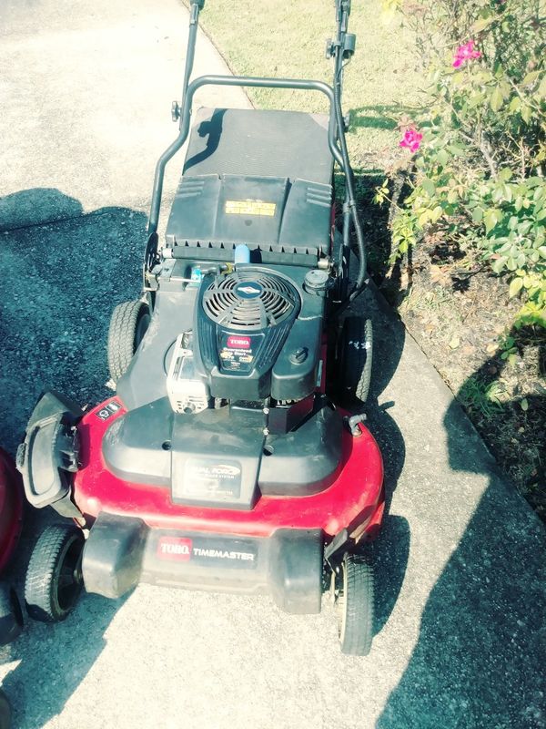 toro timecutter zero turn and 1 30inch timemaster self propelled