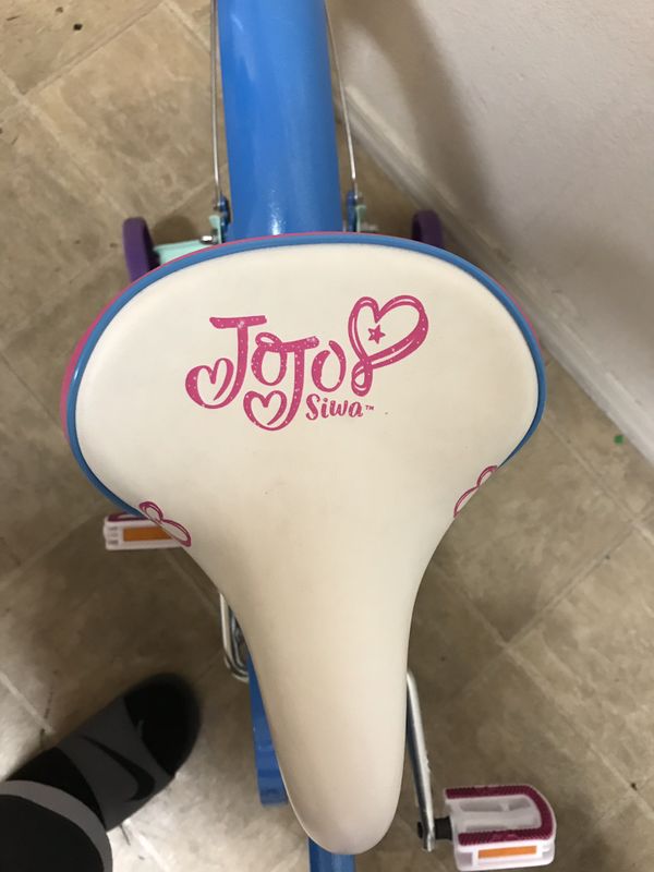 jojo siwa bike with training wheels