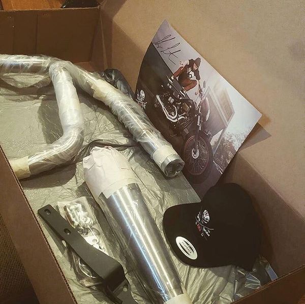 Bassani Road Rage Limited Edition Greg Lutzka 2-Into-1 Exhaust For