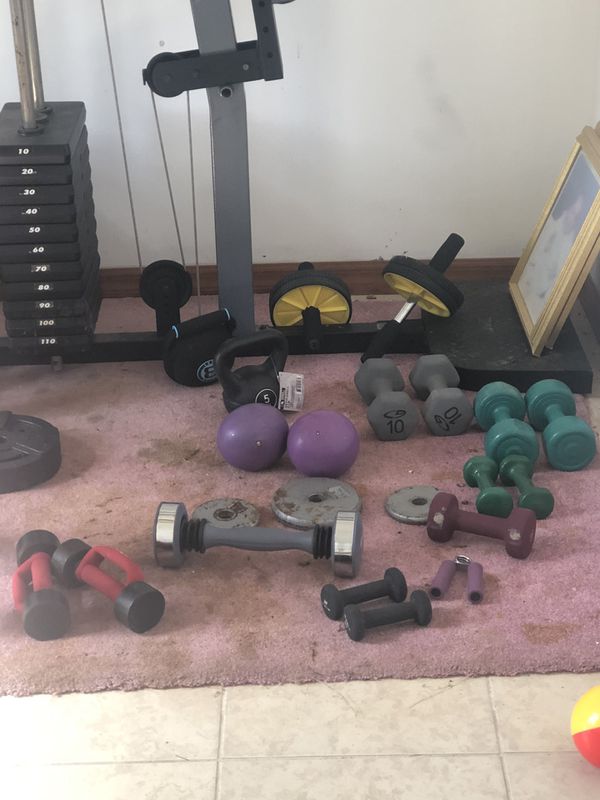 Weights for gym for Sale in New Smyrna Beach, FL - OfferUp