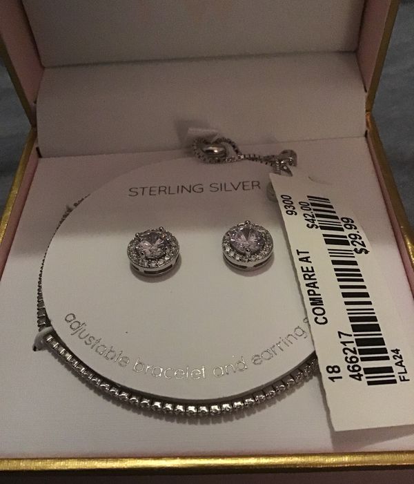 BY. TABITHA. WEBB. STERLING SIVER EARRING AND. PULL. BRACLET for Sale ...