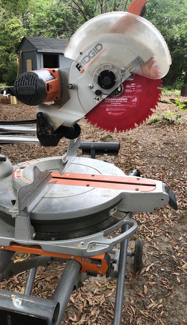 Ridgid 12 miter saw and stand for Sale in Henderson, NC - OfferUp