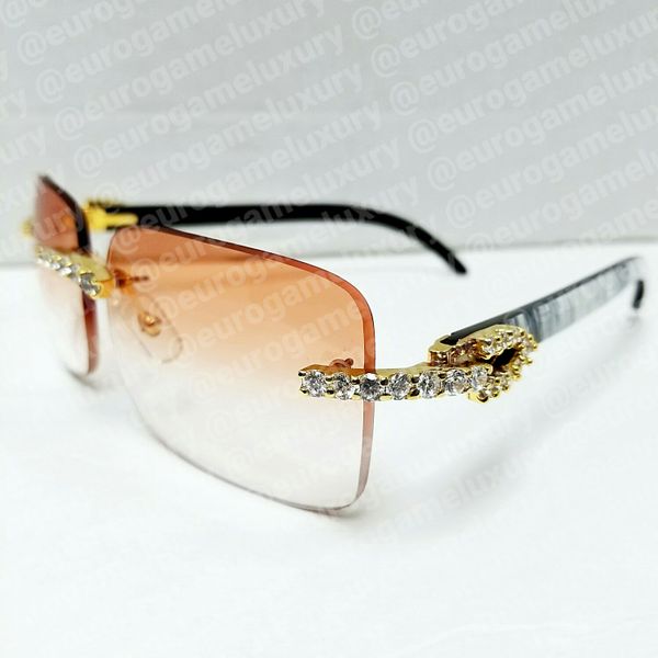 WHITE/GREY/BLACK STRIPE CARTIER BUFFS ICED OUT for Sale in Oak Park, MI 