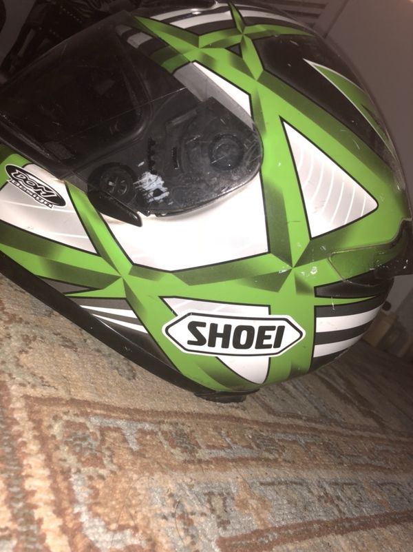 Motorcycle Helmet *Shoei (lime green & black) for Sale in Pasadena, TX