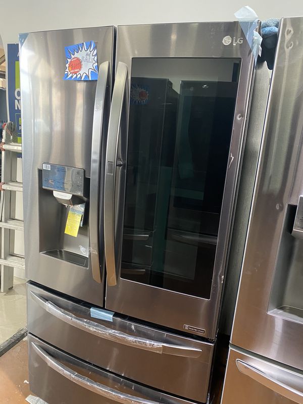 Lg 28 Cu for insta view open box refrigerator! 1 year warranty take It