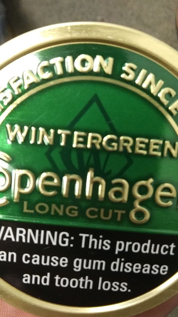Copenhagen wintergreen long cut 3 cans 4 bucks each for Sale in