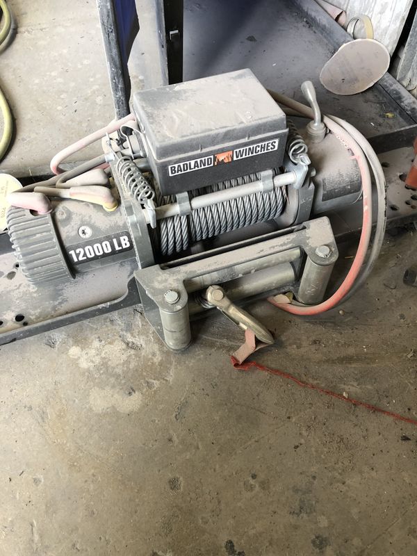 Badlands 12000lb winch for Sale in Denver, CO OfferUp