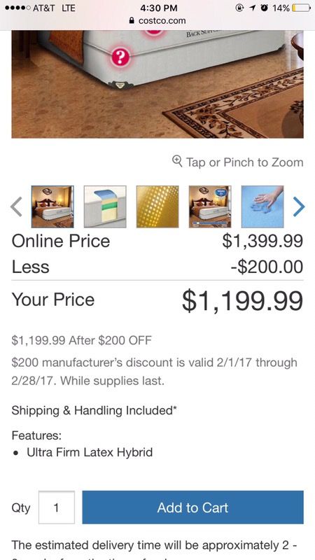 Spring Air Natalie Latex Hybrid Ultra Firm Queen Mattress New Sealed 350sold