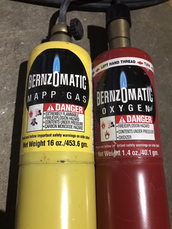 Bernzomatic WK5500OX Brazing Torch with Hose, Valves, Oxygen and Mapp