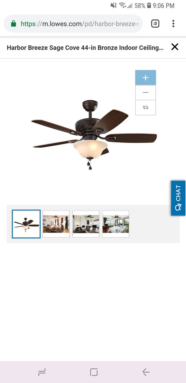 Harbor Breeze Sagecove 44in Ceiling Fan For Sale In Glendale Ca