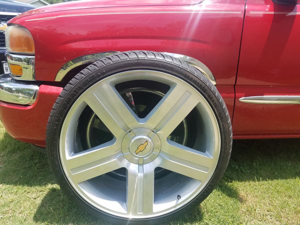 box chevy on 26 inch rims