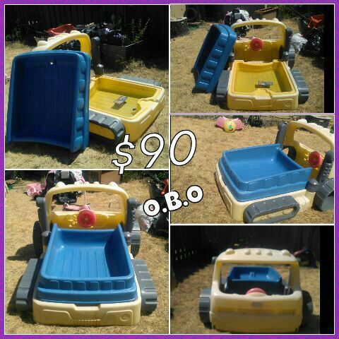 little tikes dump truck sandbox